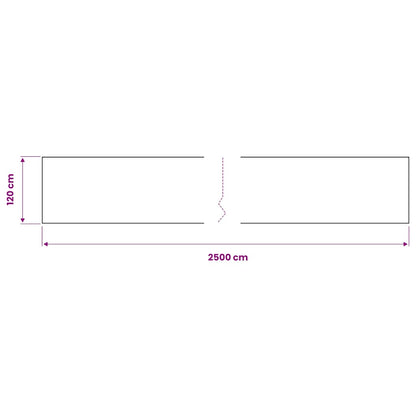 Rete per Privacy Verde 1,2x25 m in HDPE 150 g/m² | homemem39