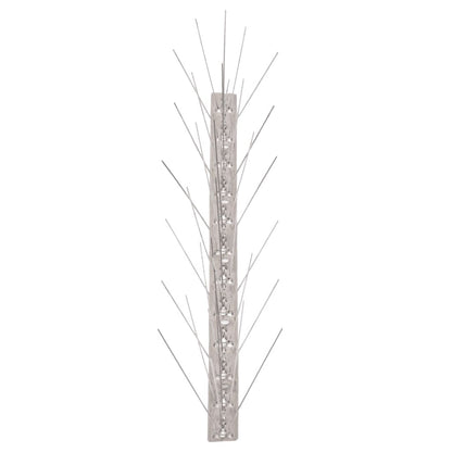 Set Dissuasori per Uccelli e Piccioni 20 pz Acciaio 5 File 10 m | homemem39