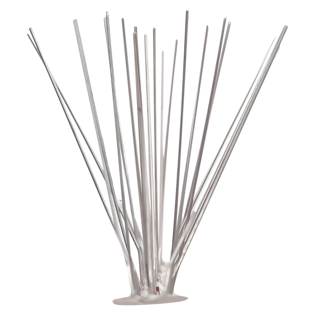 Set Dissuasori per Uccelli e Piccioni 20 pz Acciaio 5 File 10 m | homemem39