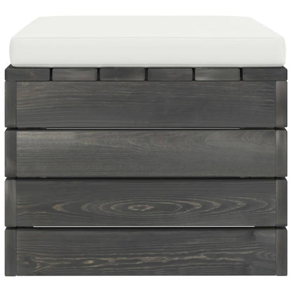 Set Divani da Giardino su Pallet 2 pz con Cuscini Massello Pino - homemem39