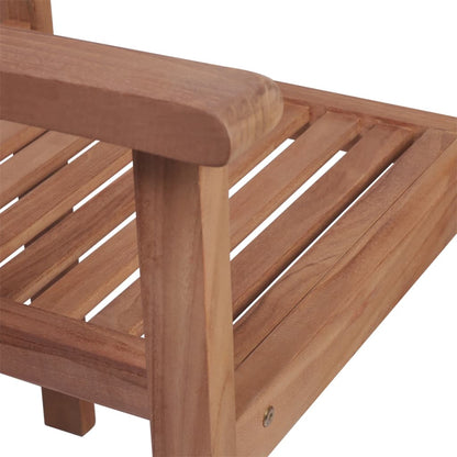 Sedie da Giardino 2 pz con Cuscini Antracite Massello di Teak