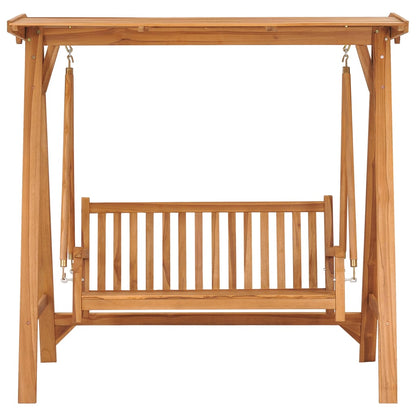 Dondolo con Cuscino Grigio Talpa 170 cm in Massello di Teak