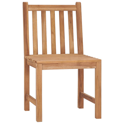 Garden Chairs 2 pcs with Cushions in Solid Teak Wood