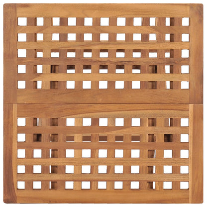 Set da Pranzo Giardino Pieghevole 3 pz Cuscino Massello di Teak - homemem39