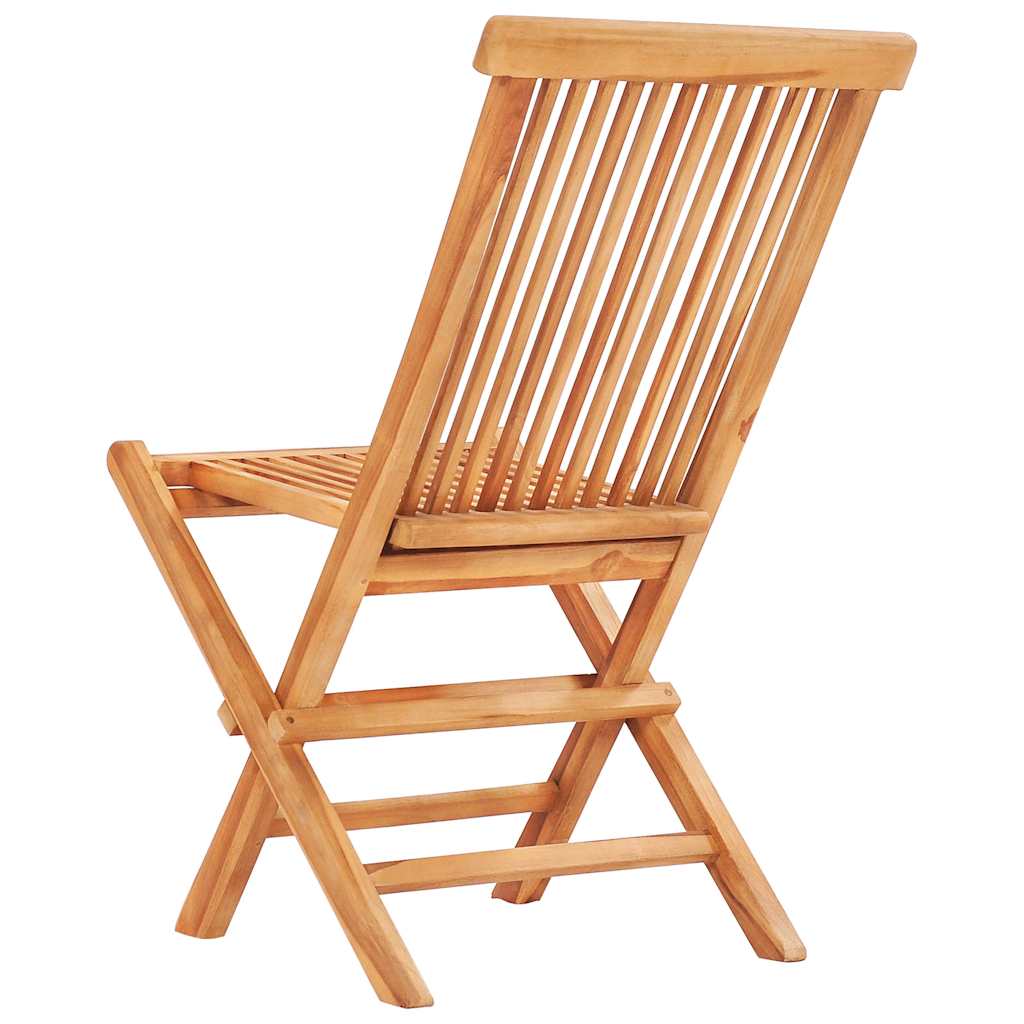 Set da Bistrot 3 pz con Cuscini Rosso Vino in Massello di Teak | homemem39