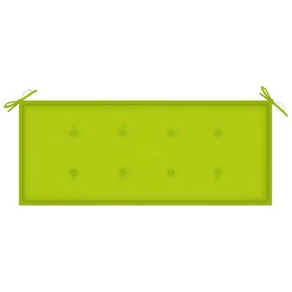 Panca da Giardino con Cuscino 120 cm in Massello di Acacia | homemem39