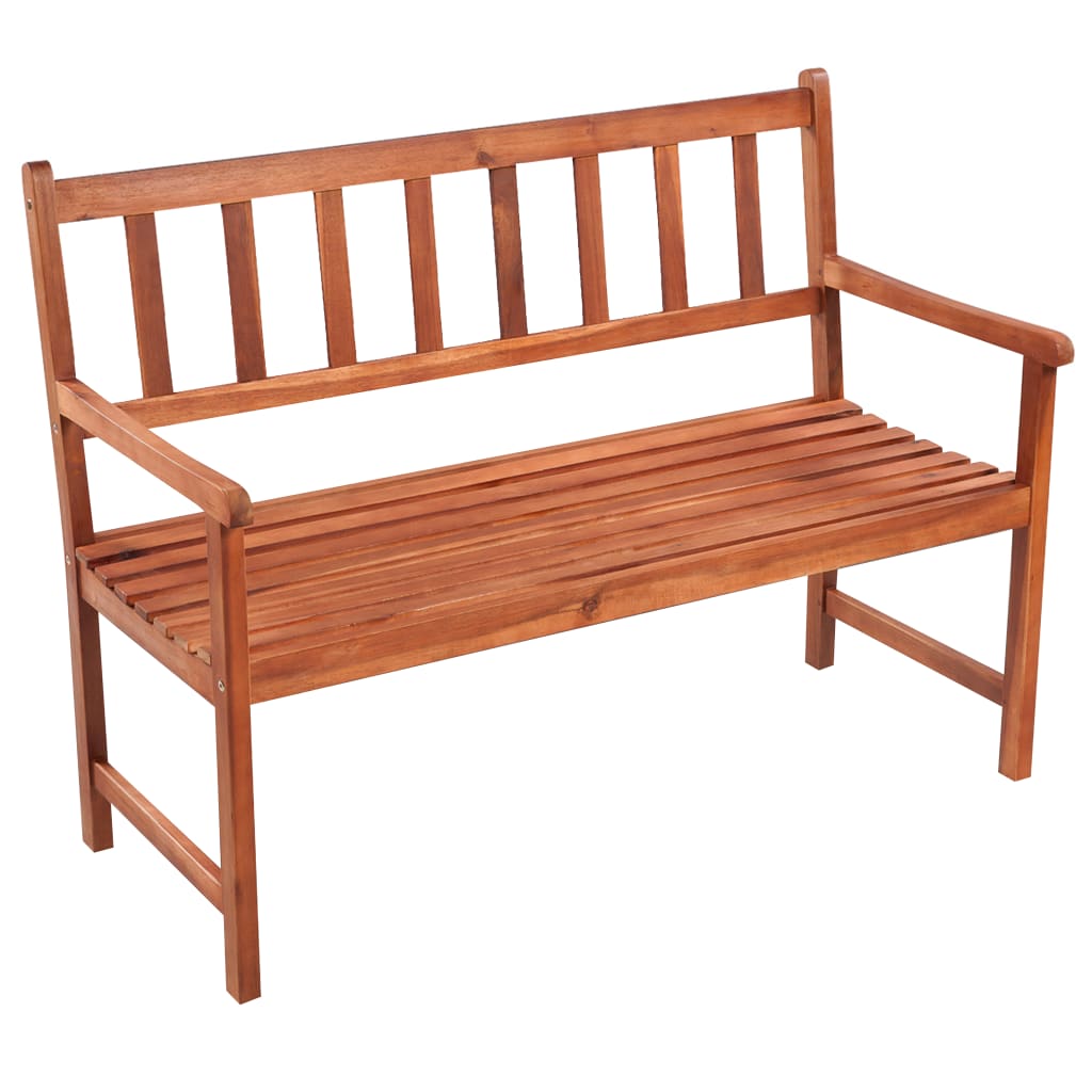 Panca da Giardino con Cuscino 120 cm in Massello di Acacia | homemem39