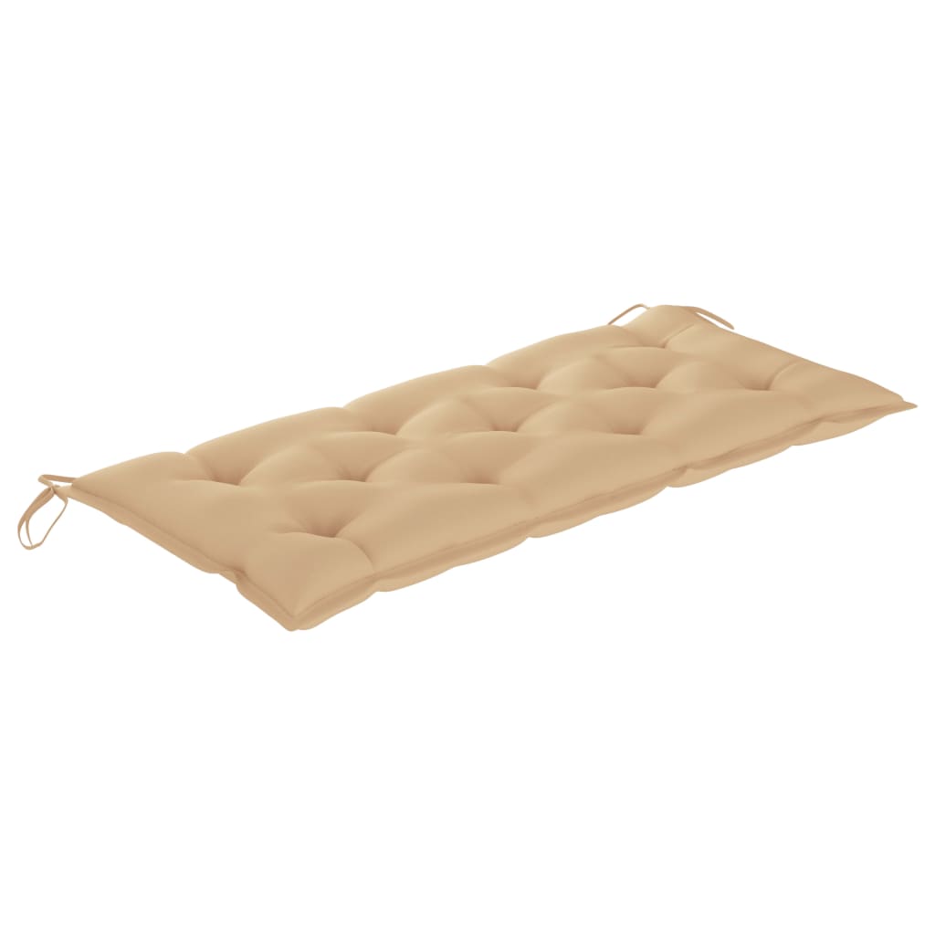 Panca da Giardino con Cuscino 120 cm in Massello di Acacia | homemem39