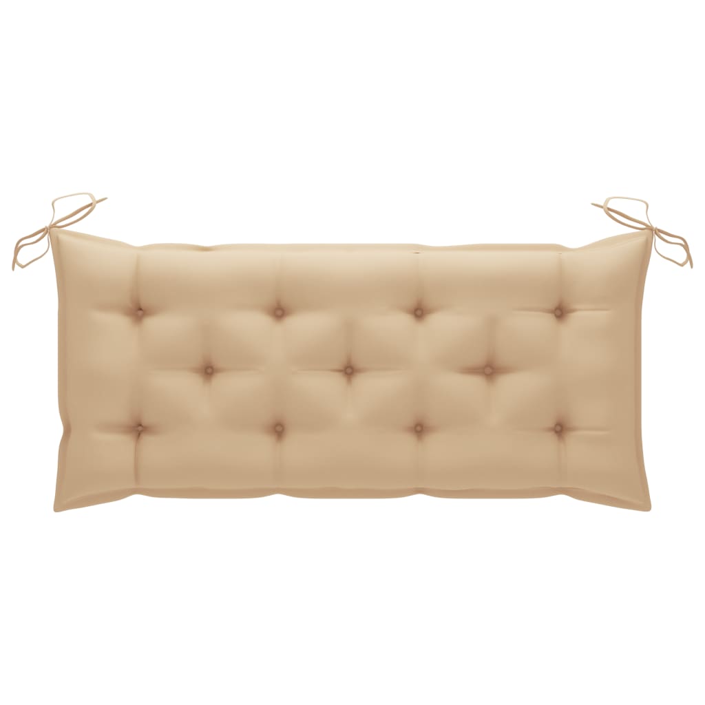 Panca da Giardino con Cuscino 120 cm in Massello di Acacia | homemem39