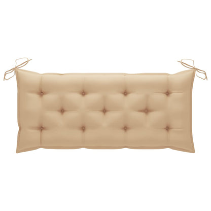 Panca da Giardino con Cuscino 120 cm in Massello di Acacia | homemem39