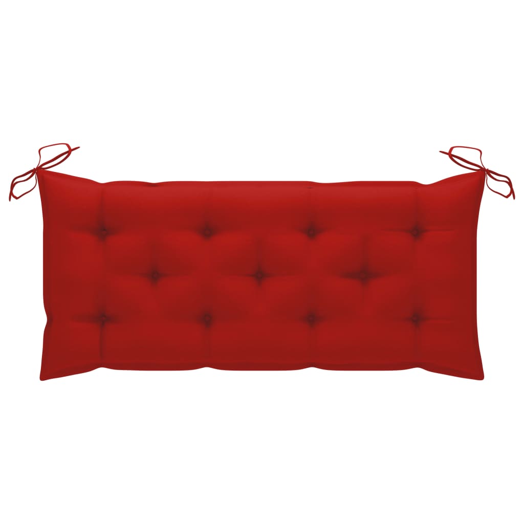 Panca da Giardino con Cuscino 120 cm in Massello di Acacia | homemem39