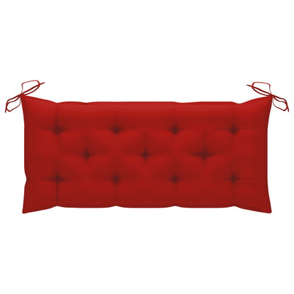 Panca da Giardino con Cuscino 120 cm in Massello di Acacia | homemem39