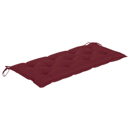 Panca da Giardino con Cuscino 120 cm in Massello di Acacia | homemem39