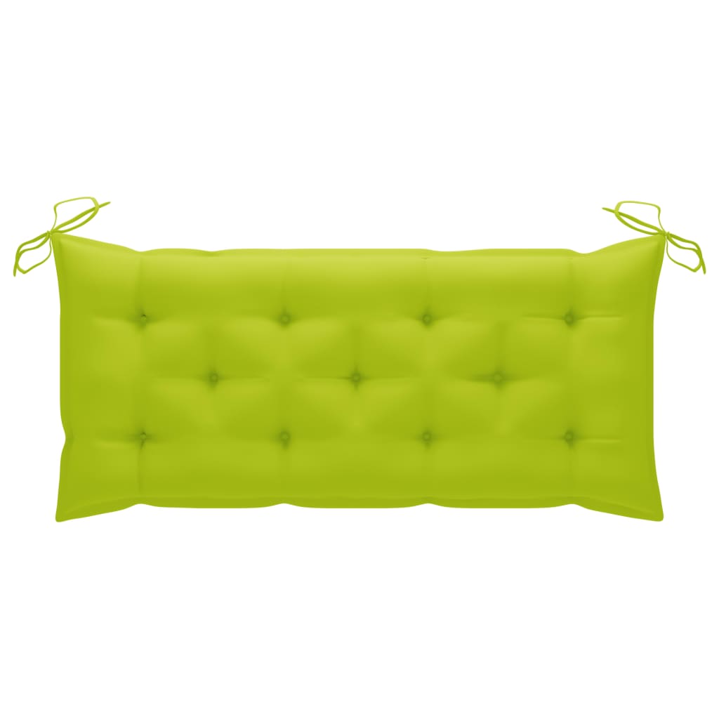 Panca da Giardino con Cuscino 120 cm in Massello di Acacia | homemem39