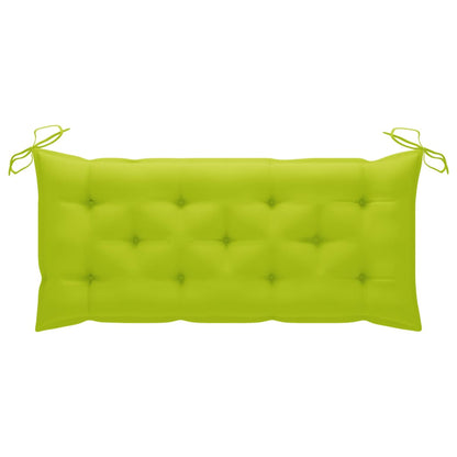 Panca da Giardino con Cuscino 120 cm in Massello di Acacia | homemem39
