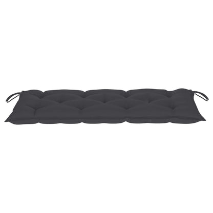 Panca da Giardino Pieghevole con Cuscino 118 cm in Bambù | homemem39