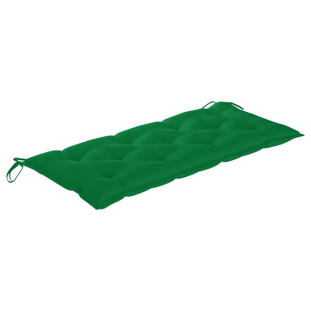 Panca da Giardino Pieghevole con Cuscino 118 cm in Bambù | homemem39
