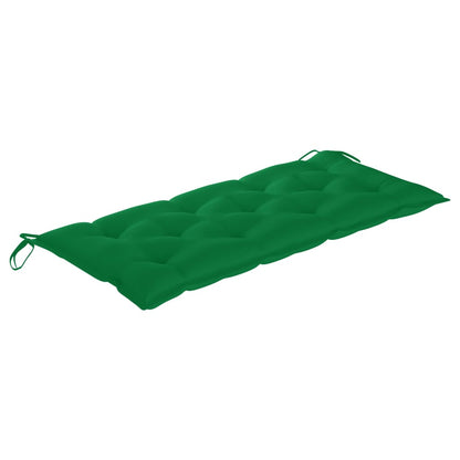 Panca da Giardino Pieghevole con Cuscino 118 cm in Bambù | homemem39