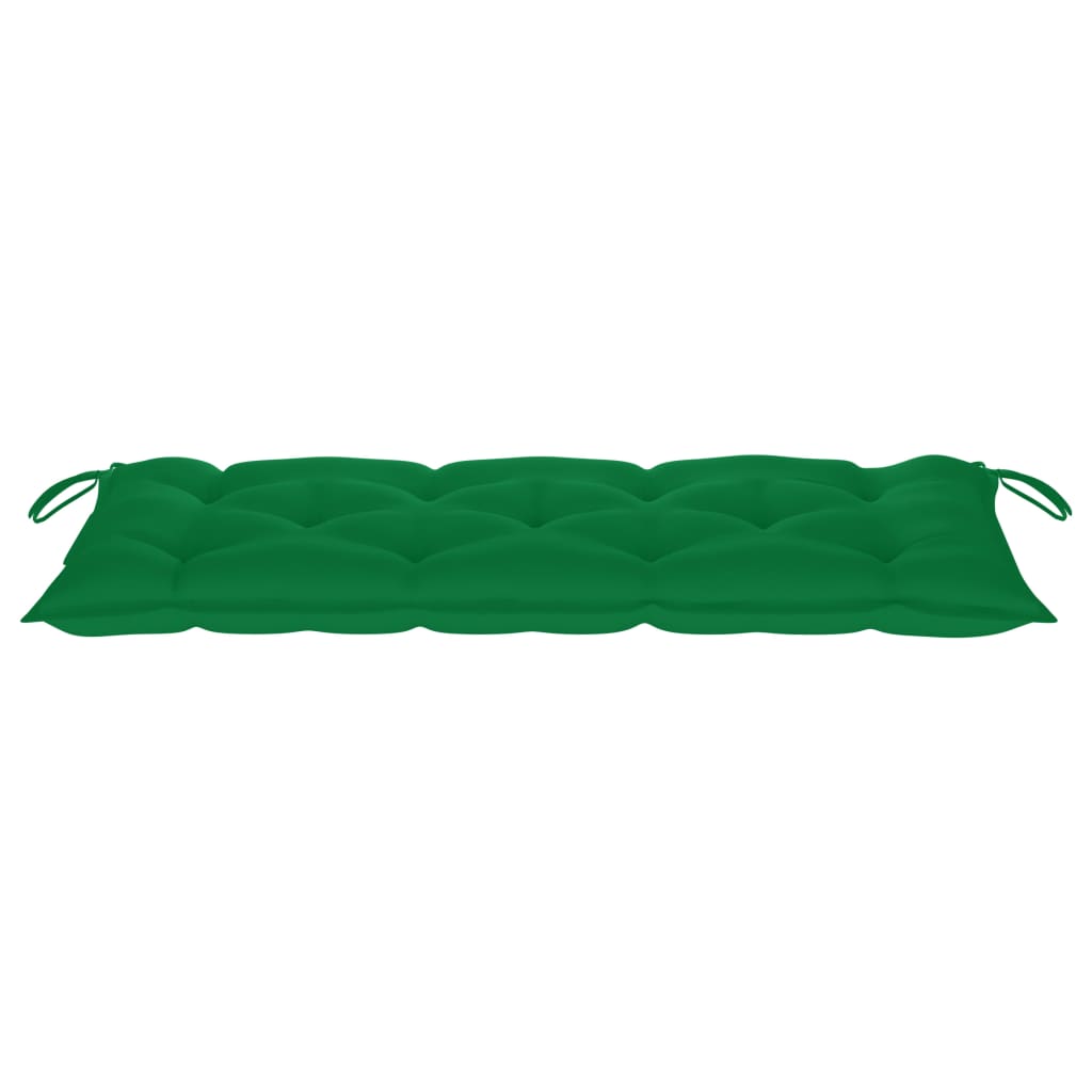Panca da Giardino Pieghevole con Cuscino 118 cm in Bambù | homemem39