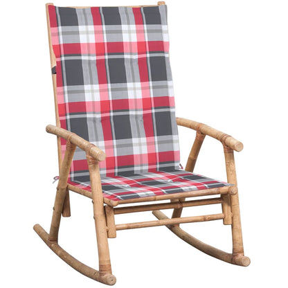 Rocking Chair with Bamboo Cushion