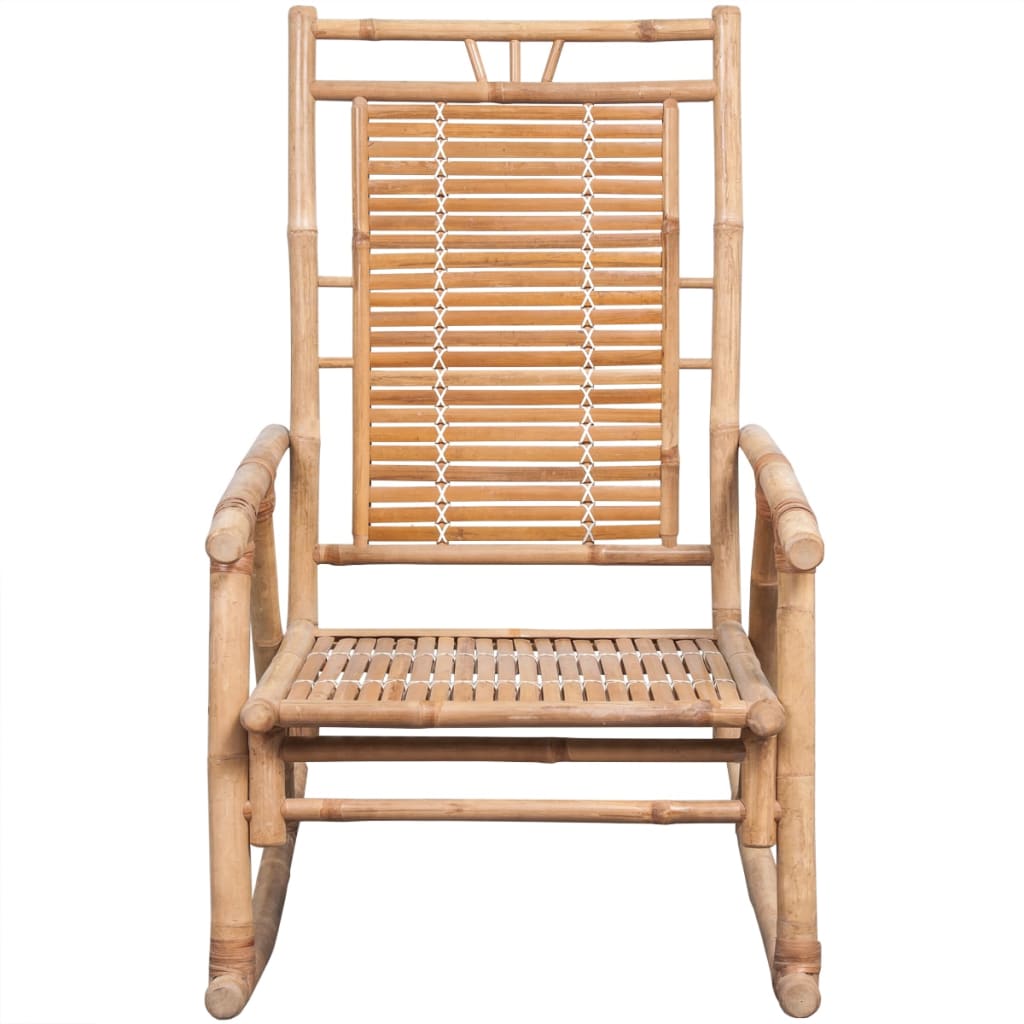 Rocking Chair with Bamboo Cushion