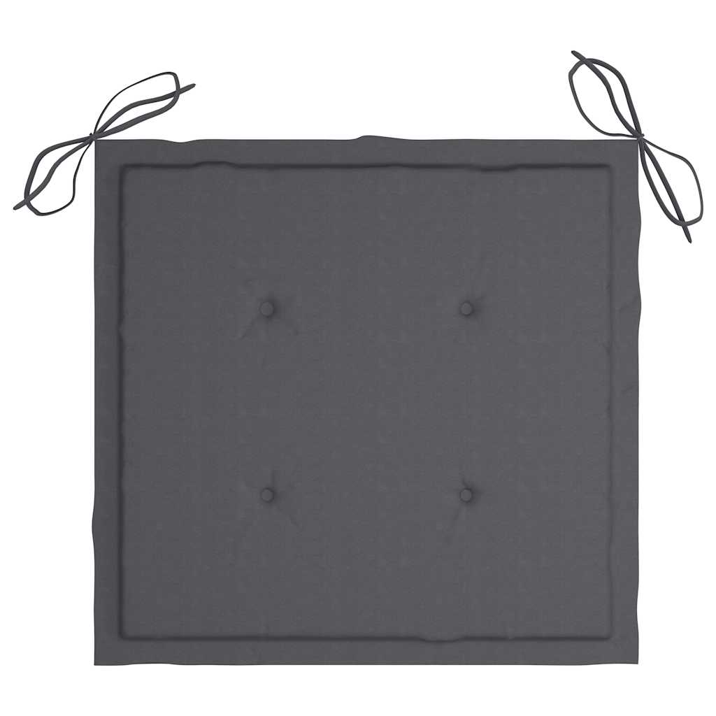 Set da Pranzo da Giardino 5 pz Pieghevole con Cuscini in Bambù | homemem39