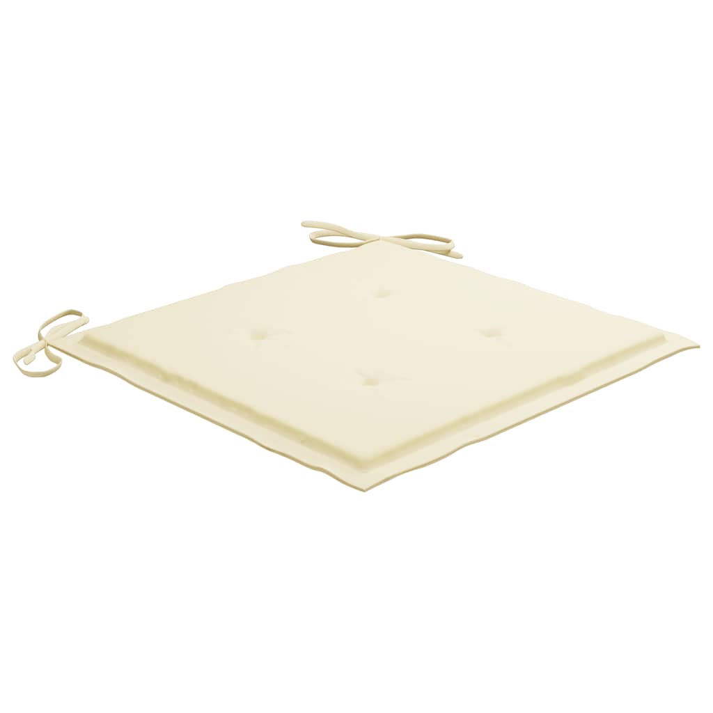 Set da Pranzo da Giardino 5 pz Pieghevole con Cuscini in Bambù | homemem39