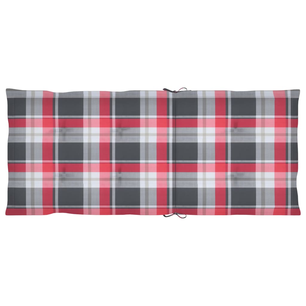 Sedie da Giardino Pieghevoli 3 pz con Cuscini Acacia Massello - homemem39