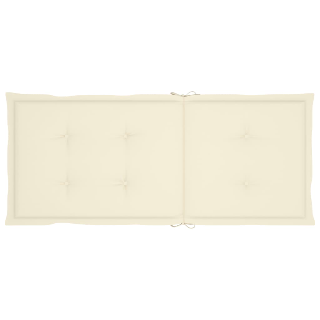 Sedie da Giardino Reclinabili 2pz con Cuscini Massello Acacia - homemem39