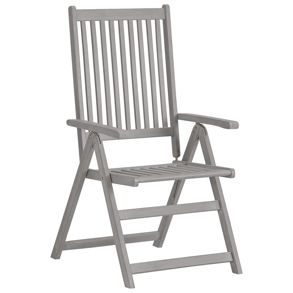 Sedie da Giardino Reclinabili 2pz con Cuscini Massello Acacia | homemem39