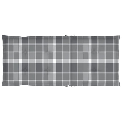 Sedie da Giardino Reclinabili 2pz con Cuscini Massello Acacia