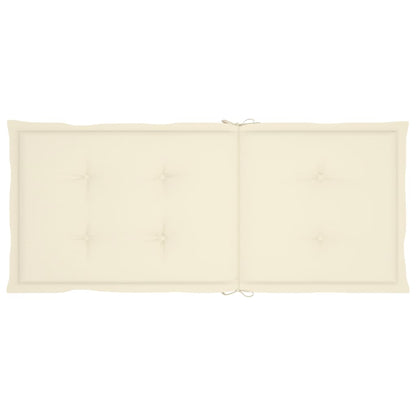 Sedie da Giardino Reclinabili 3 pz con Cuscini Massello Acacia | homemem39