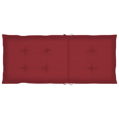 Sedie da Giardino Reclinabili 3 pz con Cuscini Massello Acacia | homemem39