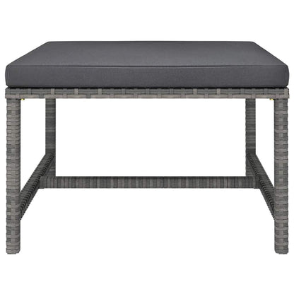 Set Divani da Giardino 6 pz con Cuscini in Polyrattan Grigio | homemem39