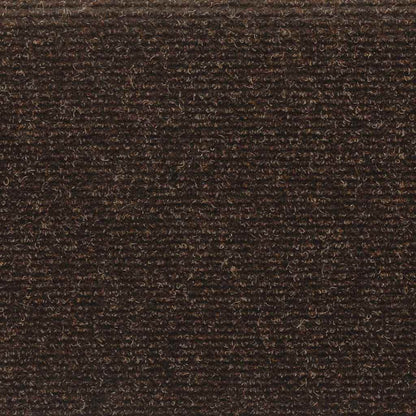 Tappetini per scale autoadesivi 15 pz 65x21x4 cm marrone