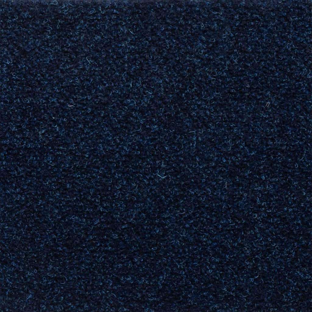 Tappetini per scale autoadesivi 15 pz 65x21x4 cm blu navy bordo rettangolare - homemem39