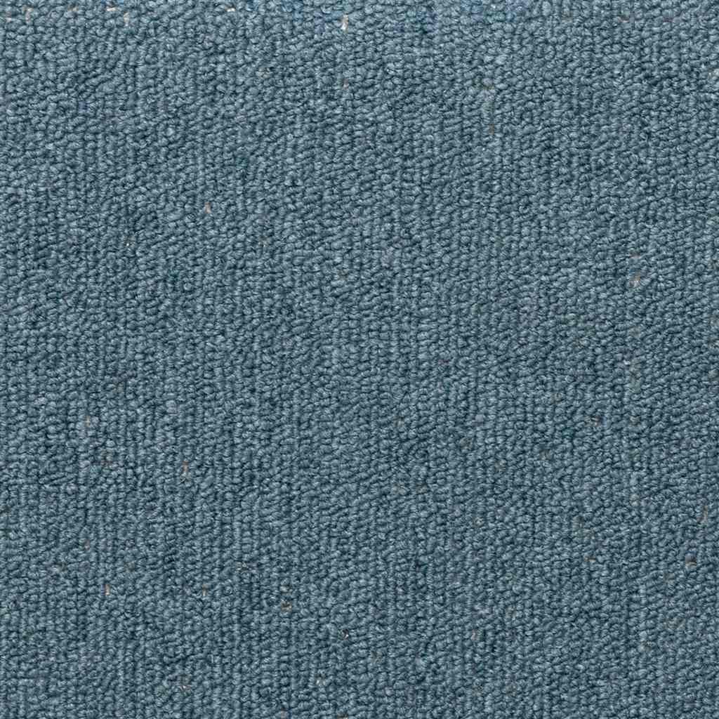 Tappetini per scale 15 pz 65x21x4 cm Blu mare con bordo rettangolare | homemem39