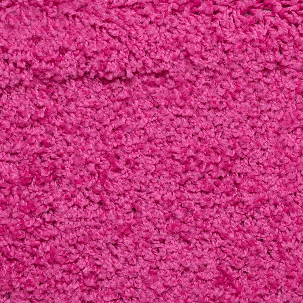 Tappetini per scale 15 pz 65x21x4 cm Rosa Bordo rettangolare | homemem39