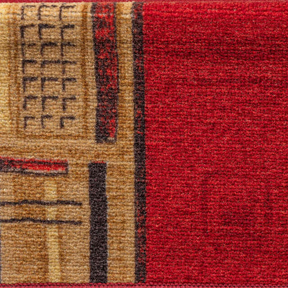 Tappetini Autoadesivi per Scale 15 pz 65x21x4 cm Rossi | homemem39