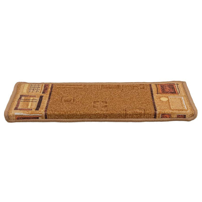 Tappetini Autoadesivi per Scale 15 pz 65x21x4 cm Beige | homemem39