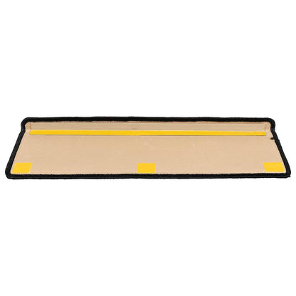 Tappetini Autoadesivi per Scale 15 pz 65x21x4 cm Neri e Grigi