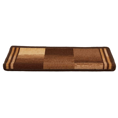 Tappetini Autoadesivi per Scale 15 pz 65x21x4 cm Marroni | homemem39