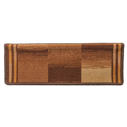 Tappetini Autoadesivi per Scale 15 pz 65x21x4 cm Marroni