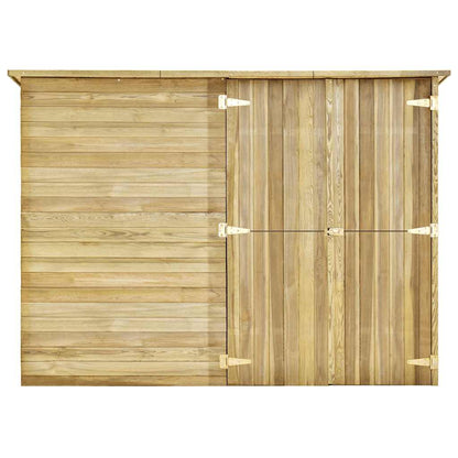 Capanno Giardino per Biciclette 232x110x170 cm Pino Impregnato - homemem39