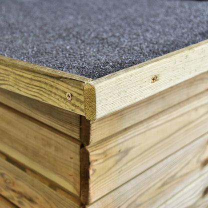 Capanno Giardino per Biciclette 232x110x170 cm Pino Impregnato - homemem39