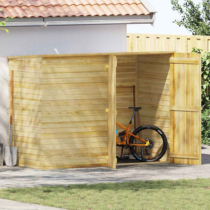 Capanno Giardino per Biciclette 232x110x170 cm Pino Impregnato - homemem39