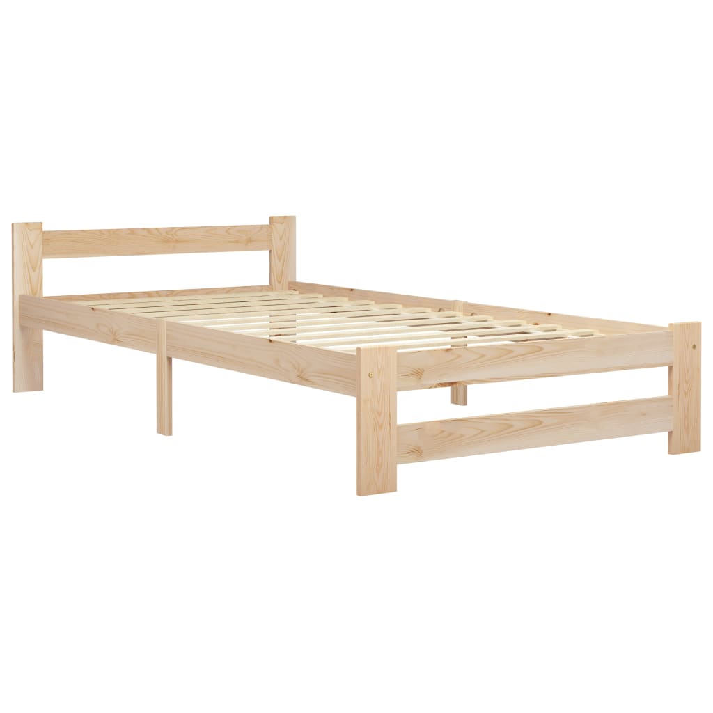 Giroletto senza Materasso 90x200 cm in Legno Massello di Pino | homemem39