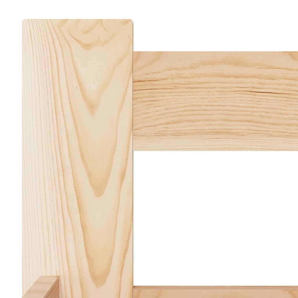 Giroletto senza Materasso 90x200 cm in Legno Massello di Pino