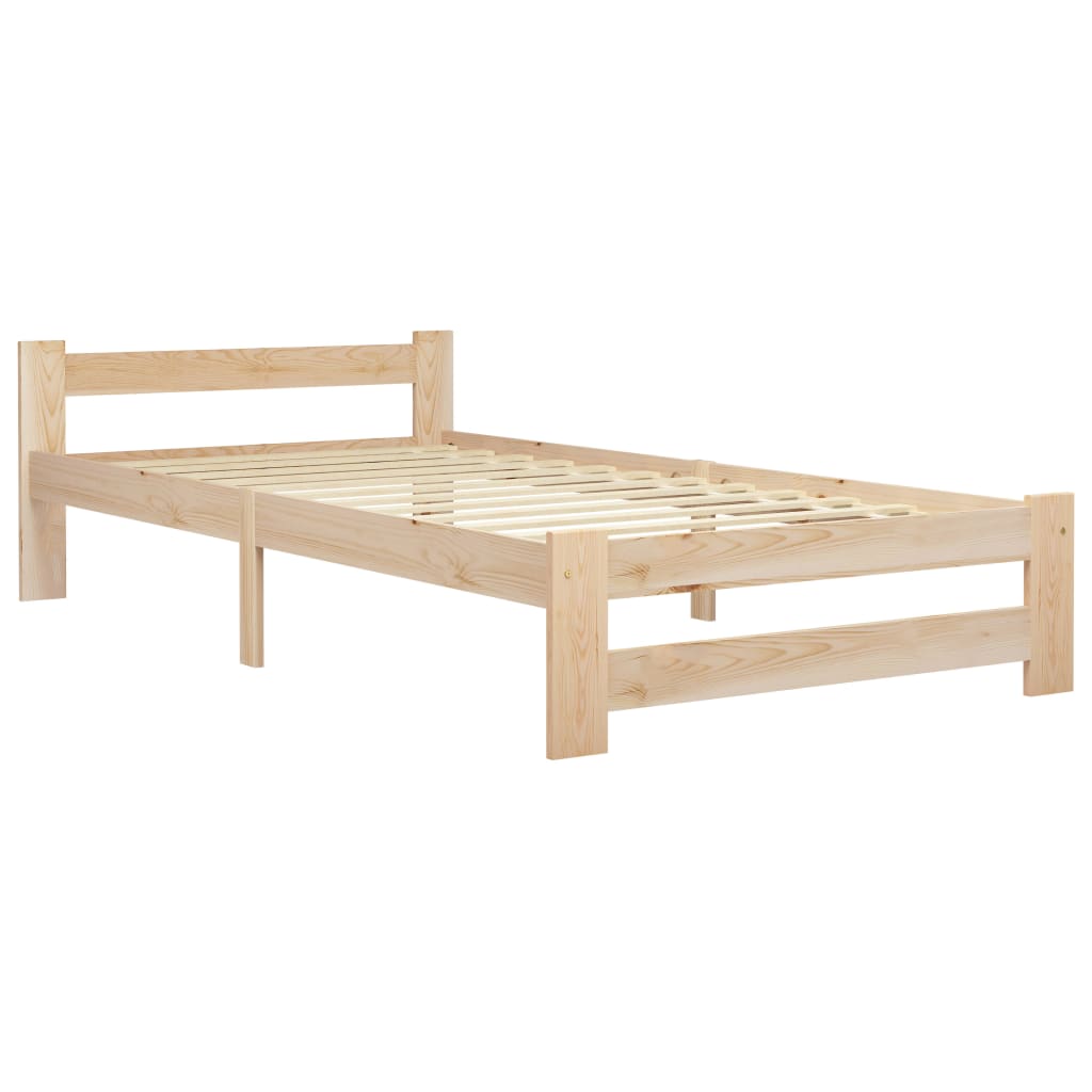 Giroletto senza Materasso 100x200 cm in Legno Massello di Pino | homemem39