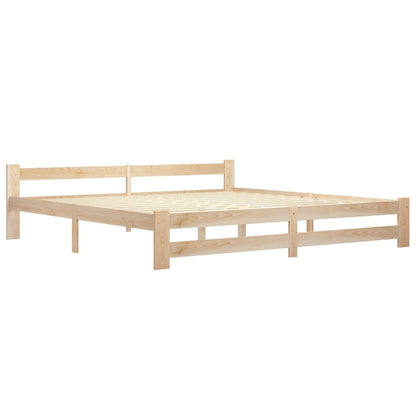 Giroletto senza Materasso 200x200 cm in Legno Massello Pino | homemem39